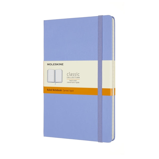 Moleskine Large Ruled Hardcover Notebook : Hydrangea Blue-8056420850819