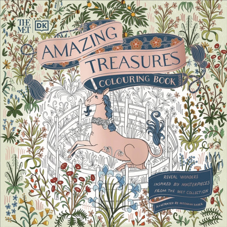 The Met Amazing Treasures Colouring Book : Reveal Wonders Inspired by Masterpieces from The Met Collection-9780241574034