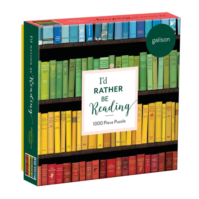 I'd Rather Be Reading 1000 Piece Puzzle in Square Box-9780735360532