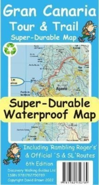 Gran Canaria Tour and Trail Map-9781782750789